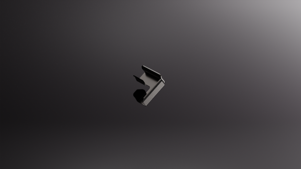 Connecteur 3D noir