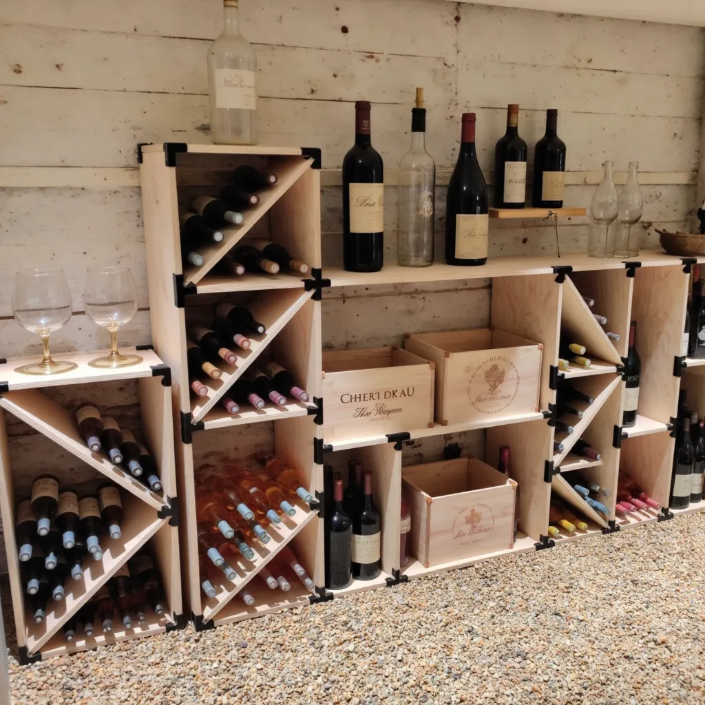 Meuble cave a vin design