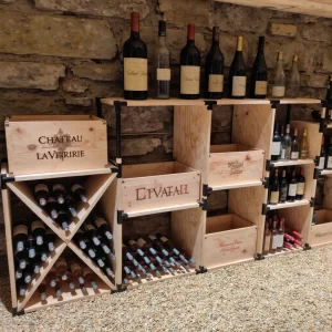 Range bouteille colonne