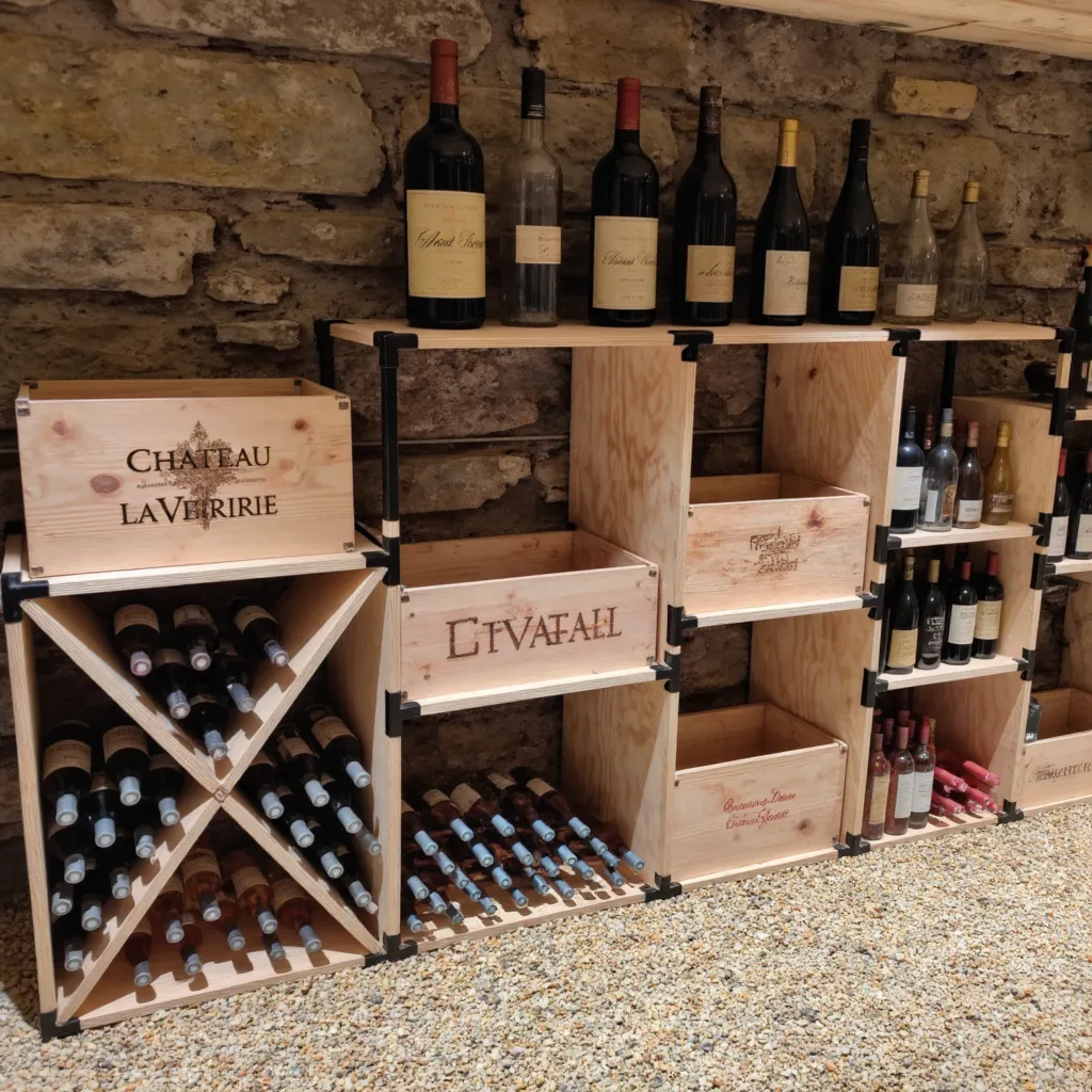 Range bouteille colonne